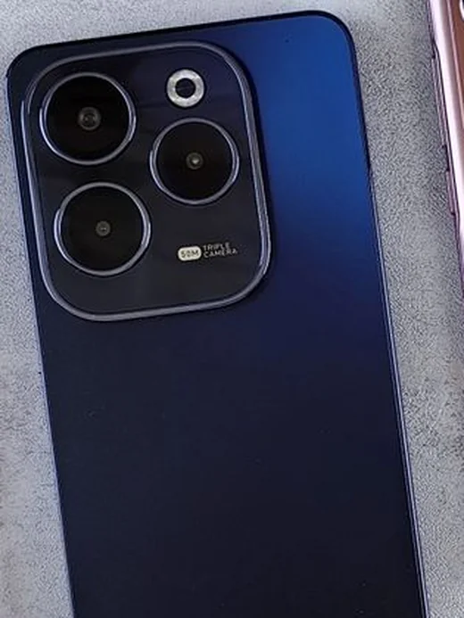 The rear of an Infinix handset.